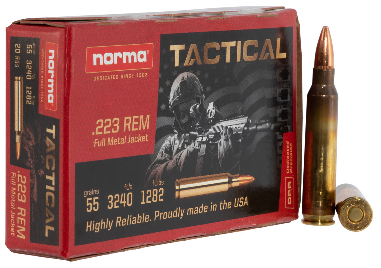 Norma Tactical .223 Remington FMJ