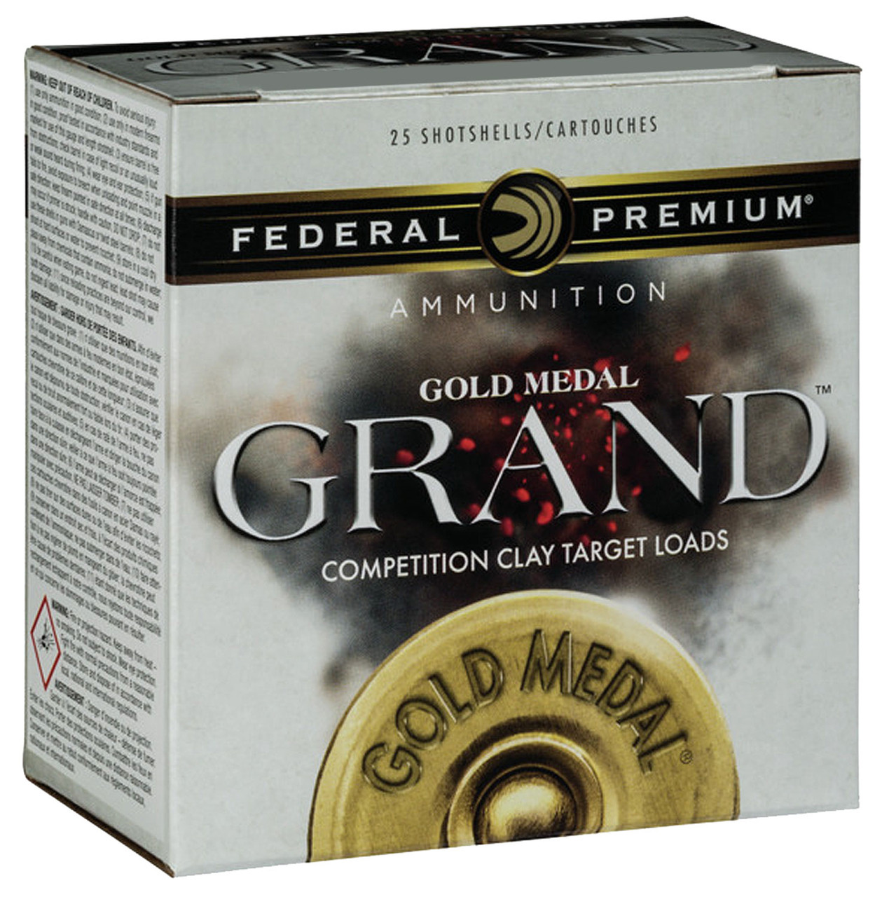 Federal Premier Gold Medal Grand Competition Clay Target Loads, 12 Gauge