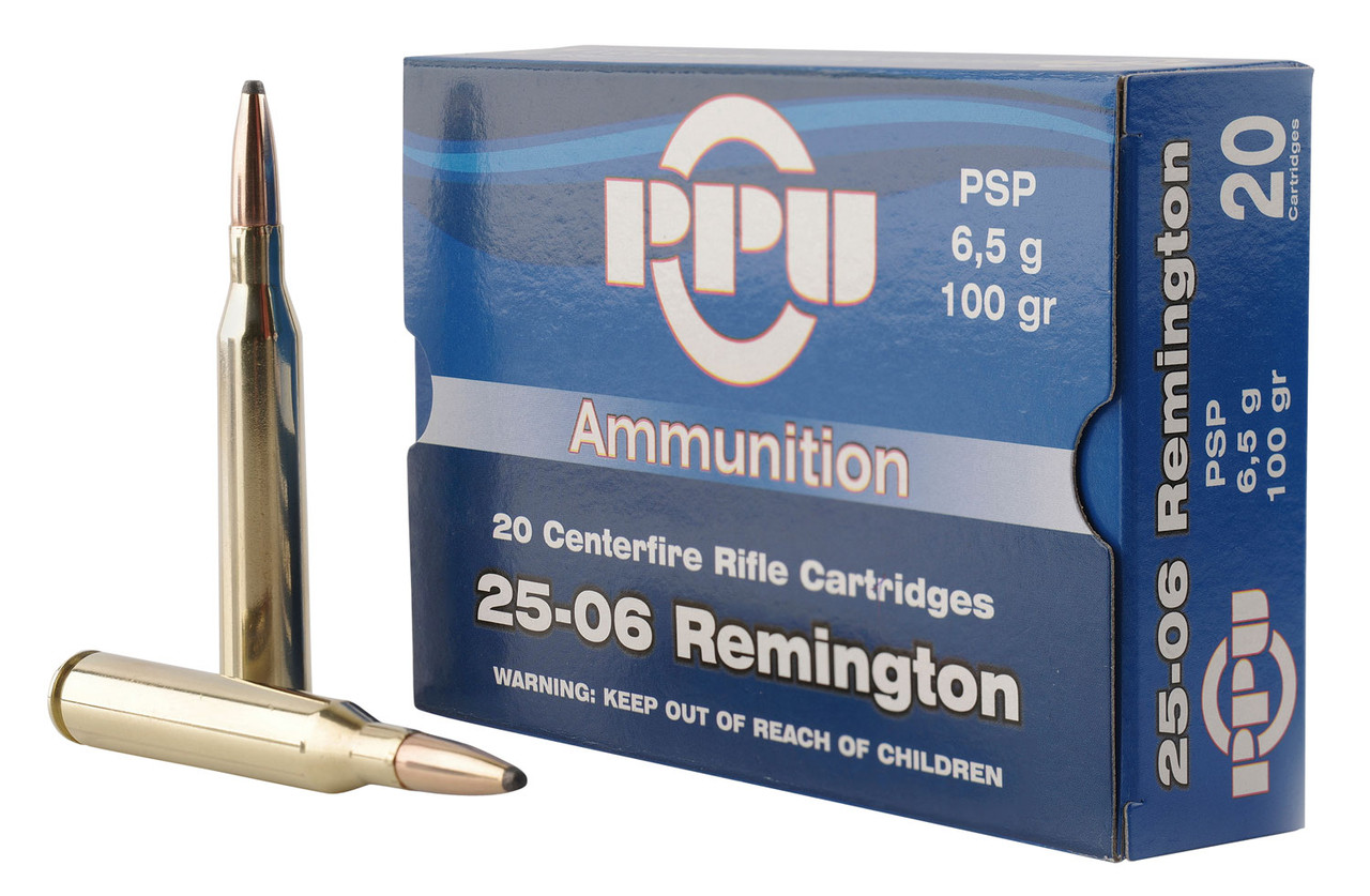 PPU Standard Rifle 25-06 Remington PSP