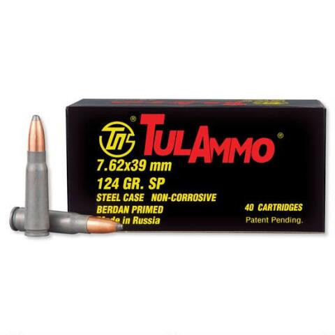 Tulammo, 7.62x39mm, 124 Grain