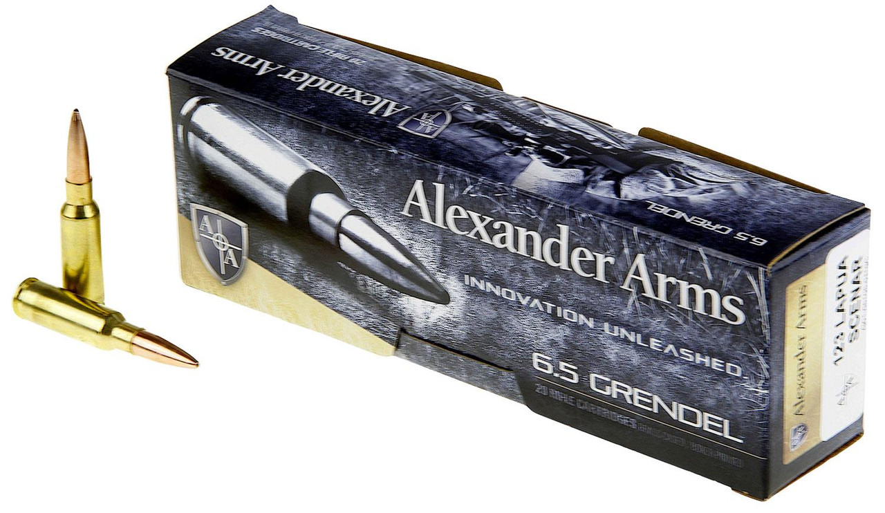 Alexander Arms 6.5 Grendel 123 gr Lapua Scenar