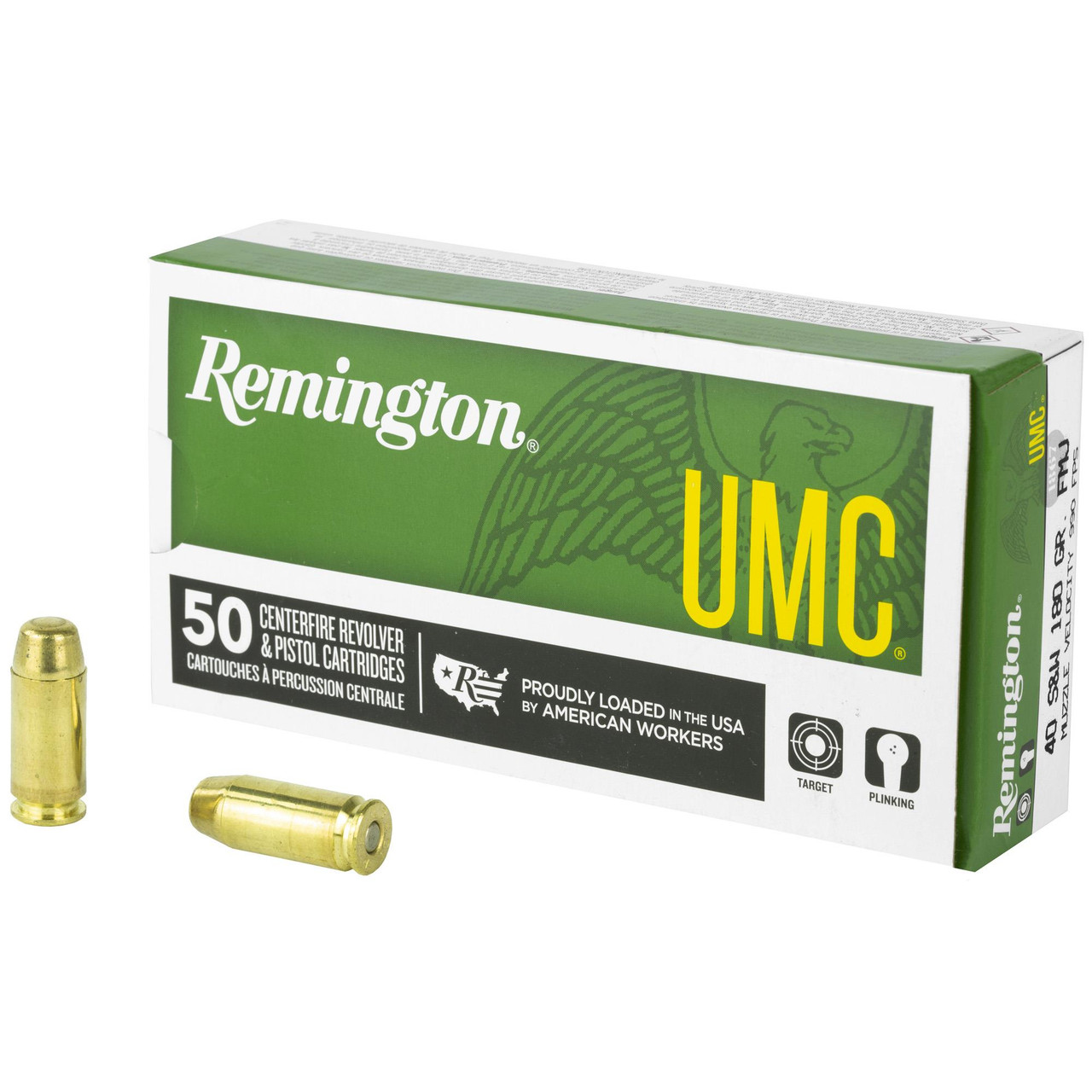 Remington UMC 40 S&W 180 Grain 23742 L40SW3