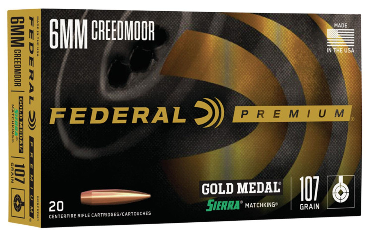 Federal Premium 6mm Creedmoor 107 gr