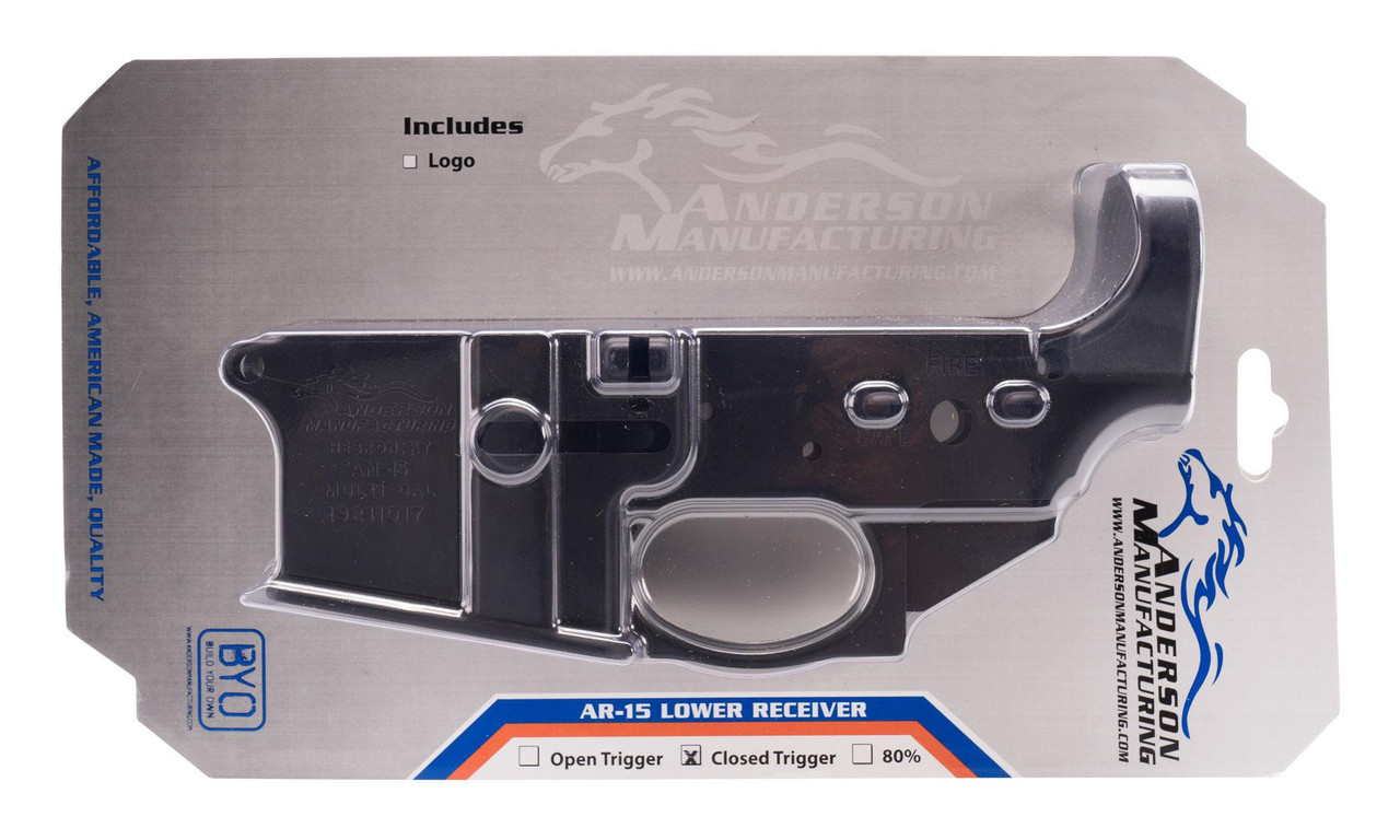 Anderson AM-15 Stripped Lower Receiver D2-K067-B000-0P