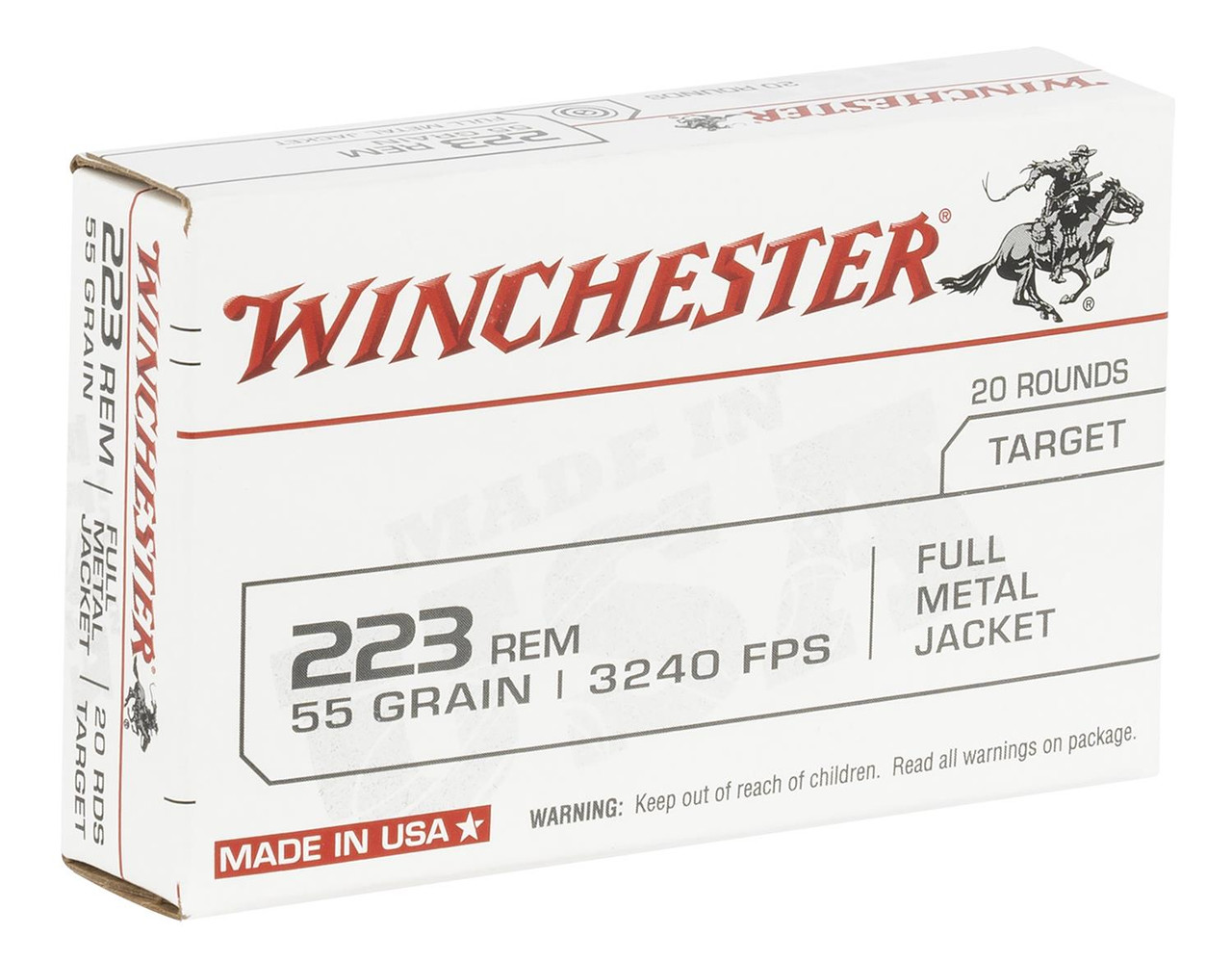 Winchester White Box 223 Remington FMJ