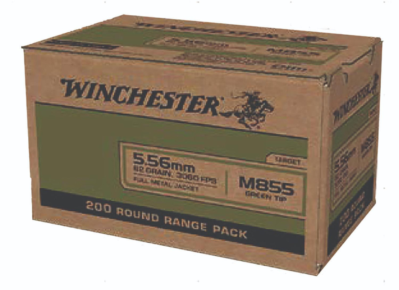 Winchester M855 5.56 NATO FMJ Green Tip WM855200