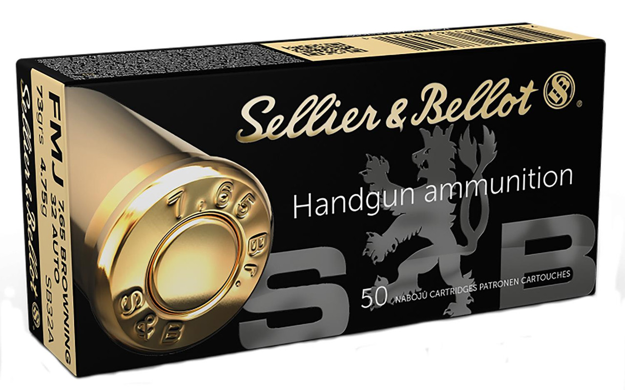 Sellier Bellot 32 ACP Auto FMJ SB32A