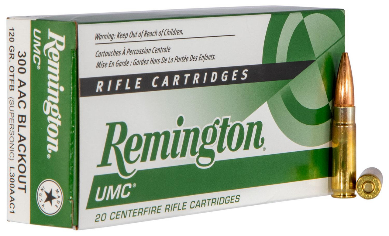 Remington UMC 300 Blackout 120 Grain