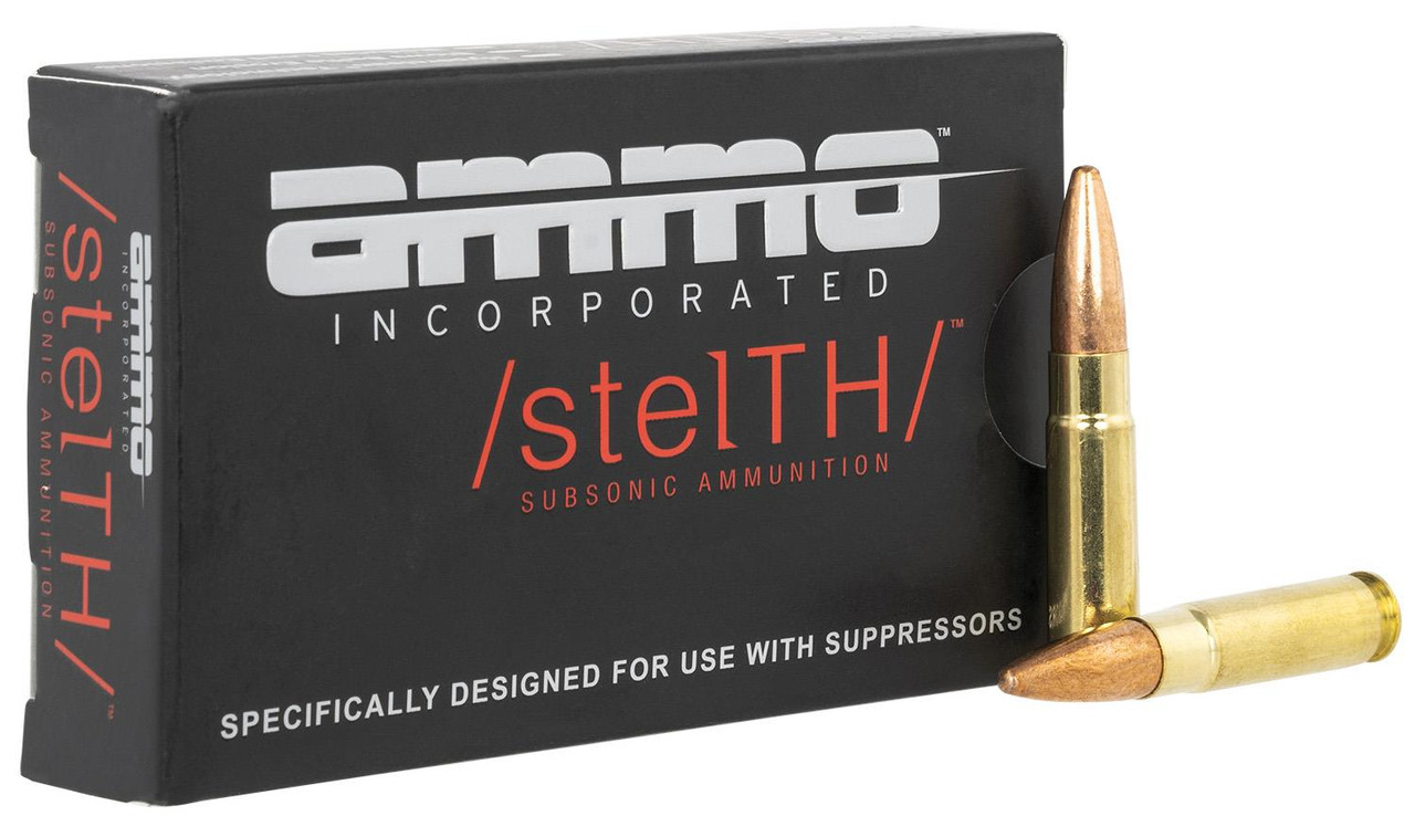 Ammo Inc 300 AAC Blackout Whisper /stelTH/ 300B220TMCSTLA20