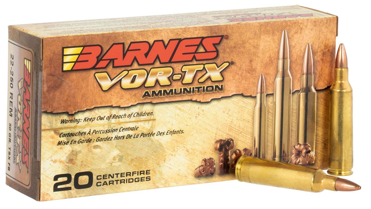 Barnes Bullets VOR-TX TSX FN .22-250