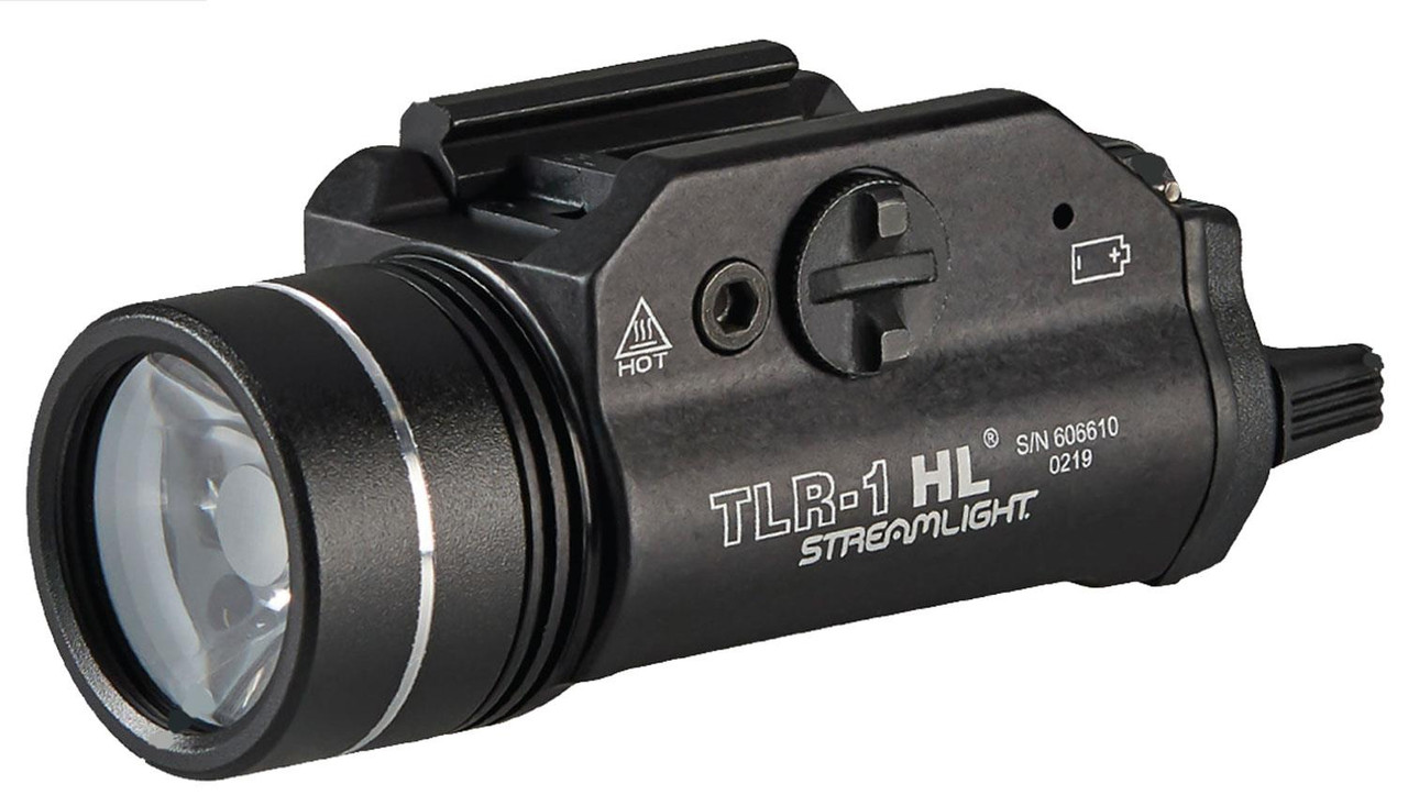 Streamlight TLR-I HL Weapon Light w/ dual remote, 1000 Lumens, CR123A Lithium, Black