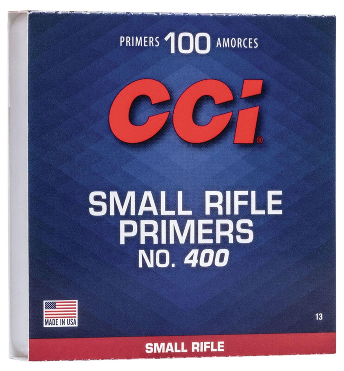 CCI No. 400 Small Pistol Primers 0013