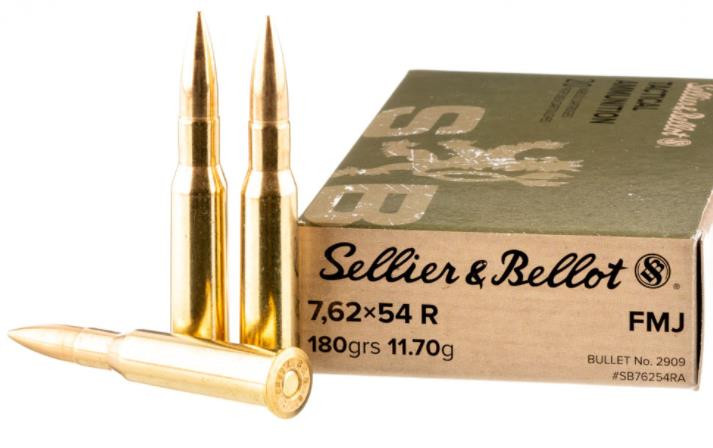 Sellier & Bellot 7.62x54mmR 180 Grain
