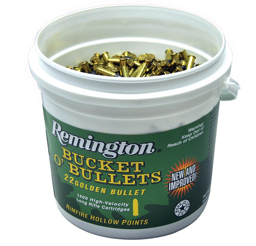 Remington Bucket O'Bullets 22 LR Golden Bullet