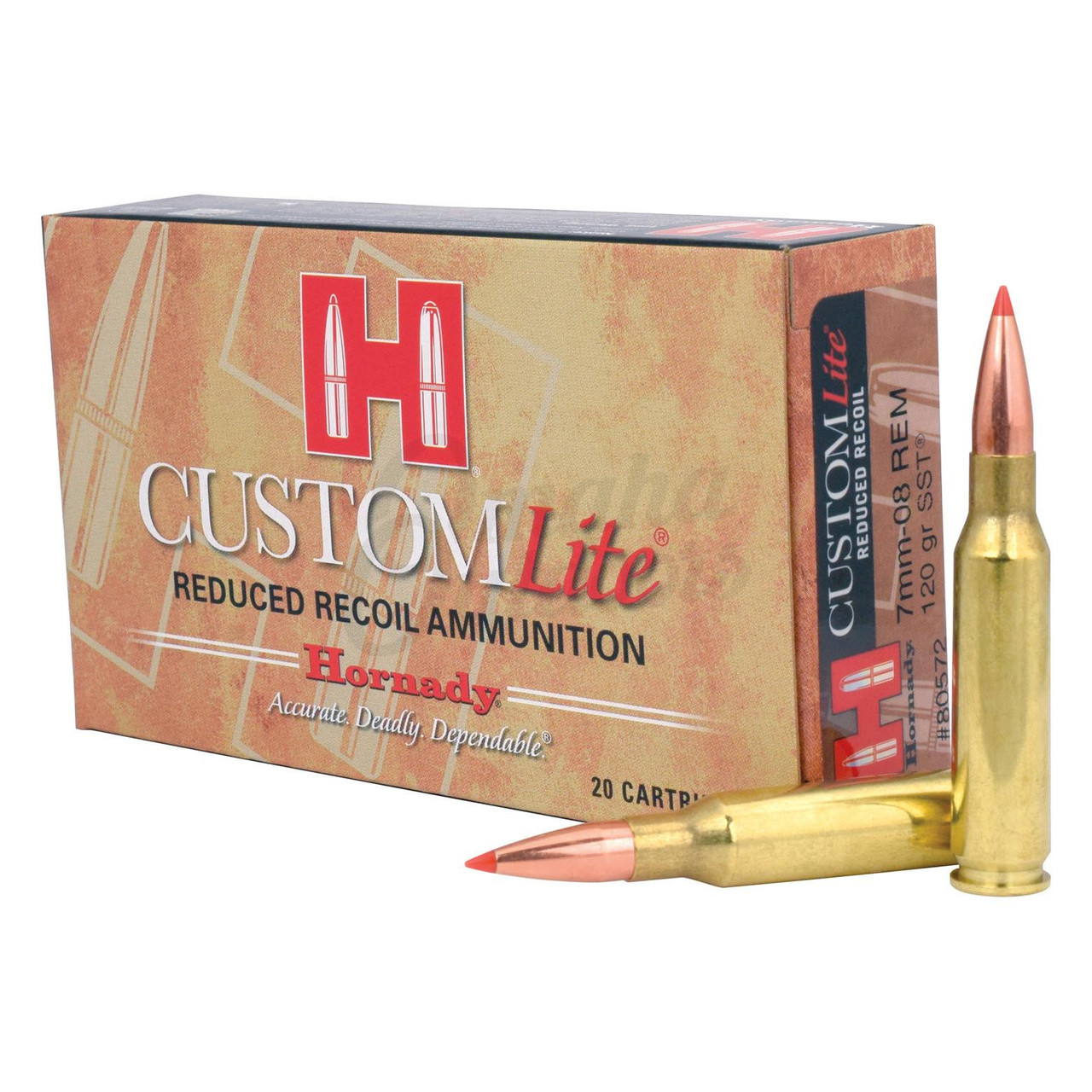Hornady Custom Lite 7mm-08 Remington SST 80572