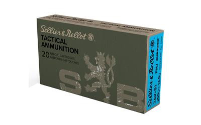 Sellier & Bellot Tactical Subsonic 7.62 7.62x51 NATO SB762SUBB