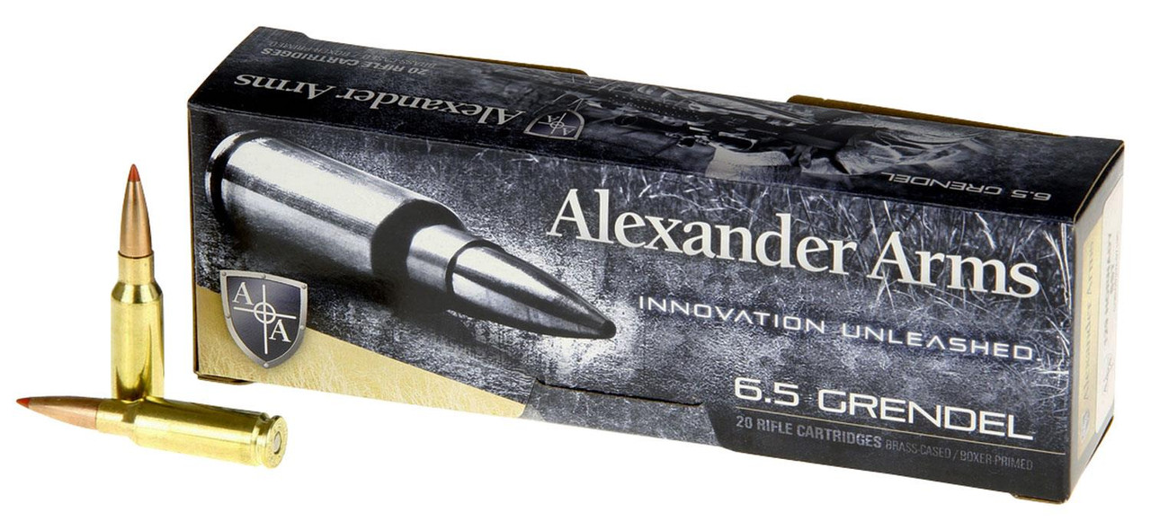 Alexander Arms 6.5 Grendel 129 gr Hornady SST