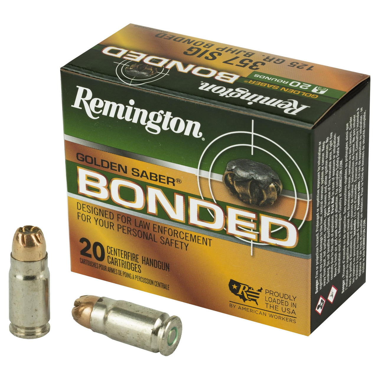 Remington Golden Saber Bonded 357 Sig 29407 GSB357SBB