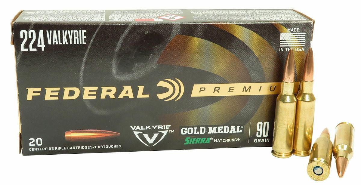 Federal Premium 224 Valkyrie 90 Grain Sierra Matchking