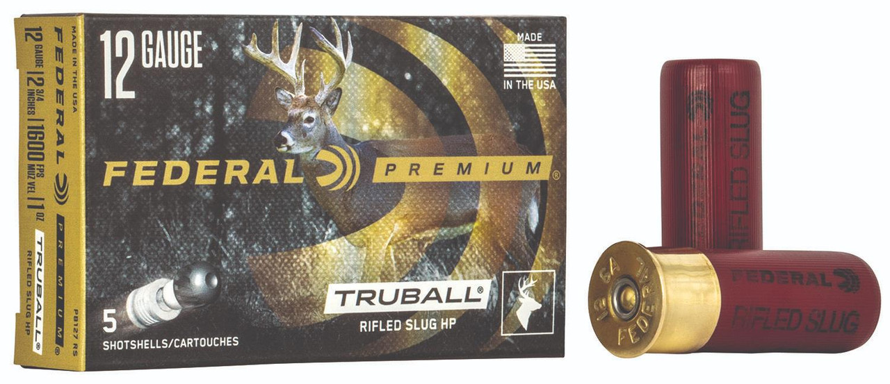 Federal Premium TruBall Rifled Slug 12 Gauge PB127RS