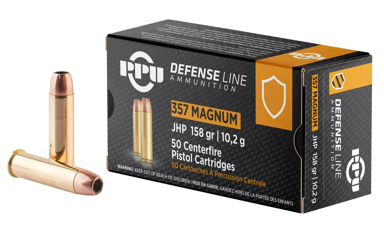PPU Defense Line Ammunition 357 Magnum