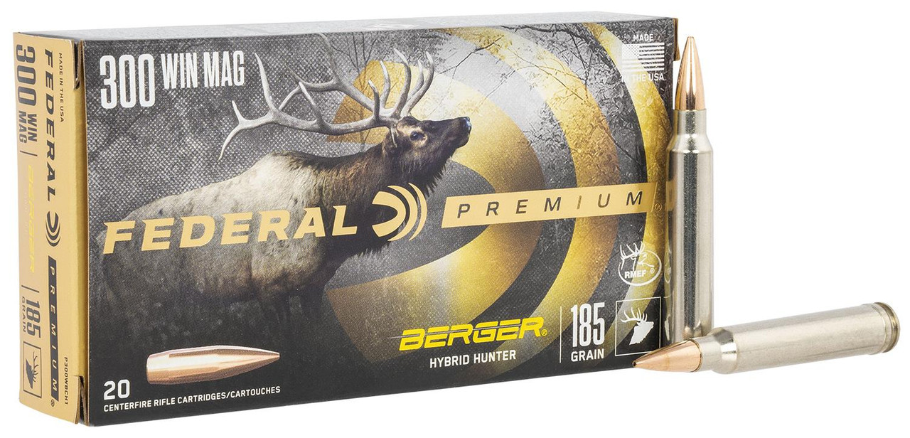 Federal Premium 300 Win Mag Berger P300WBCH1