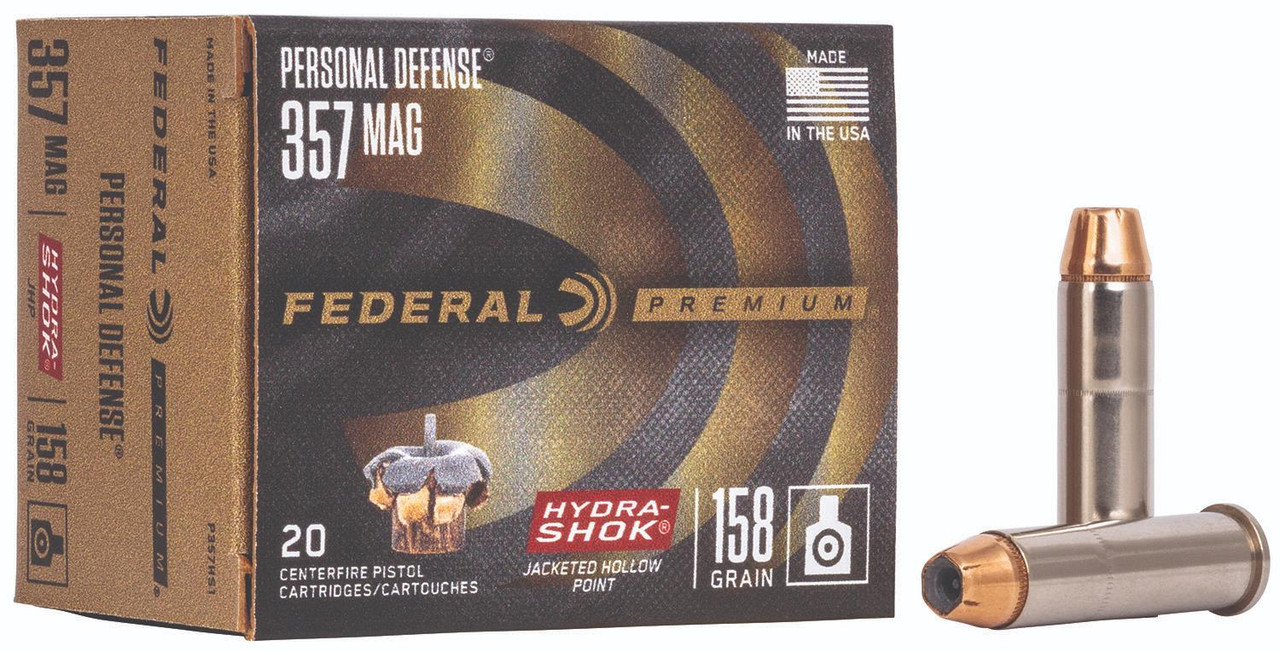 Federal Premium Personal Defense .357 Federal Magnum Hydra-Shok P357HS1