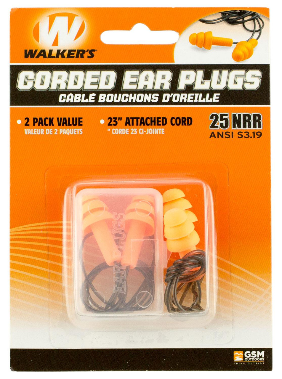 Walker's Corded Ear Plugs GWP-EPCORD-2PK