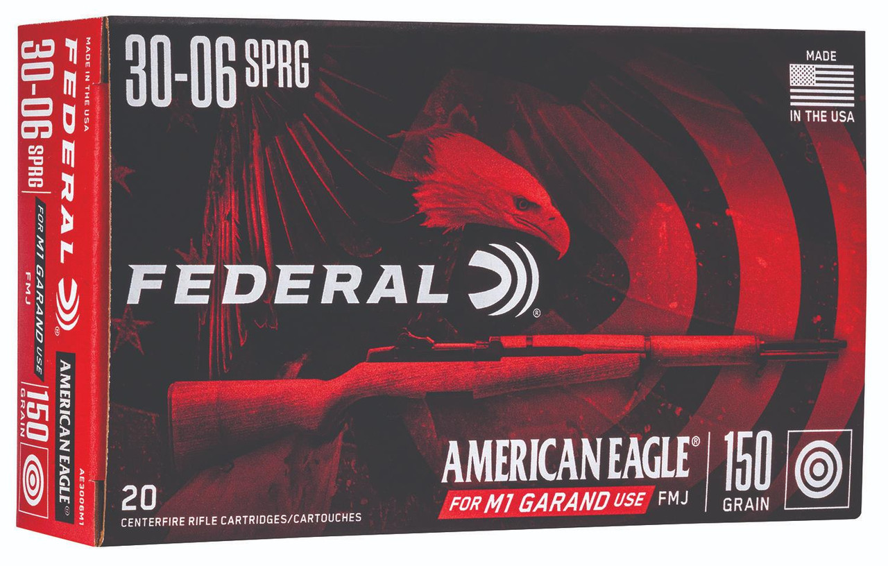 Federal American Eagle M1 Garand 30-06 AE3006M1