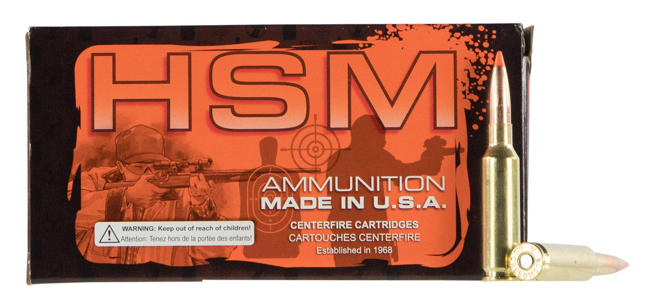 HSM Custom Plus Ammunition .223 Remington