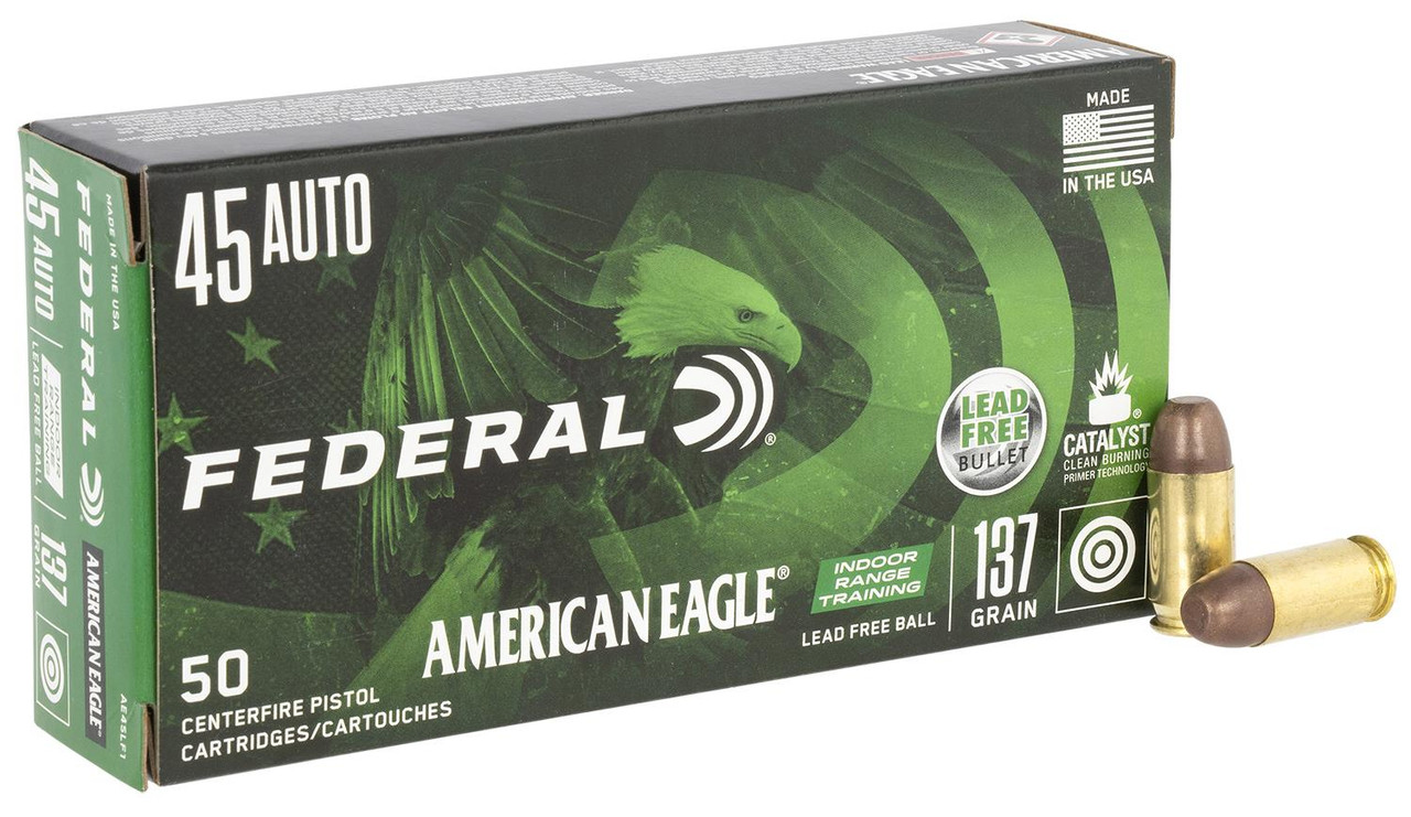 Federal American Eagle .45 ACP Lead Free Ball AE45LF1