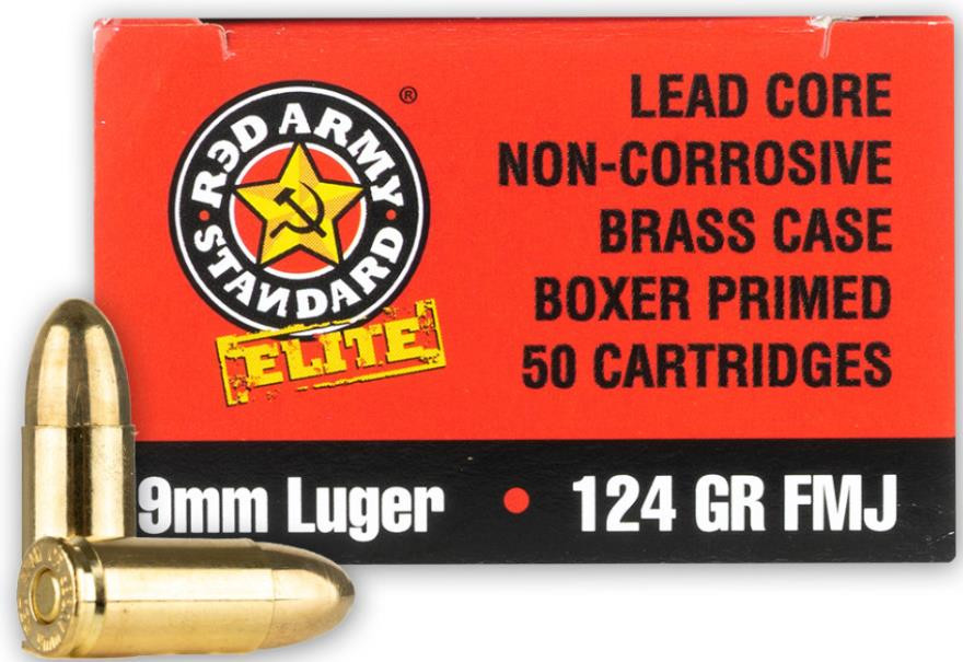 Red army standard elite 9mm 124gr