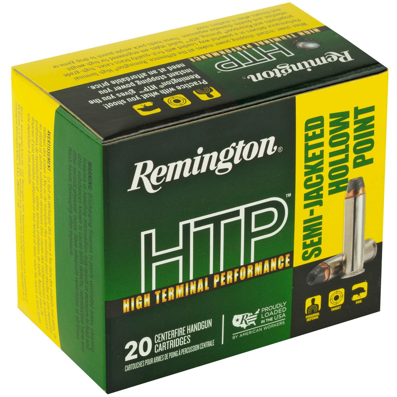 Remington HTP High Terminal Performance 38 Special +P SJHP