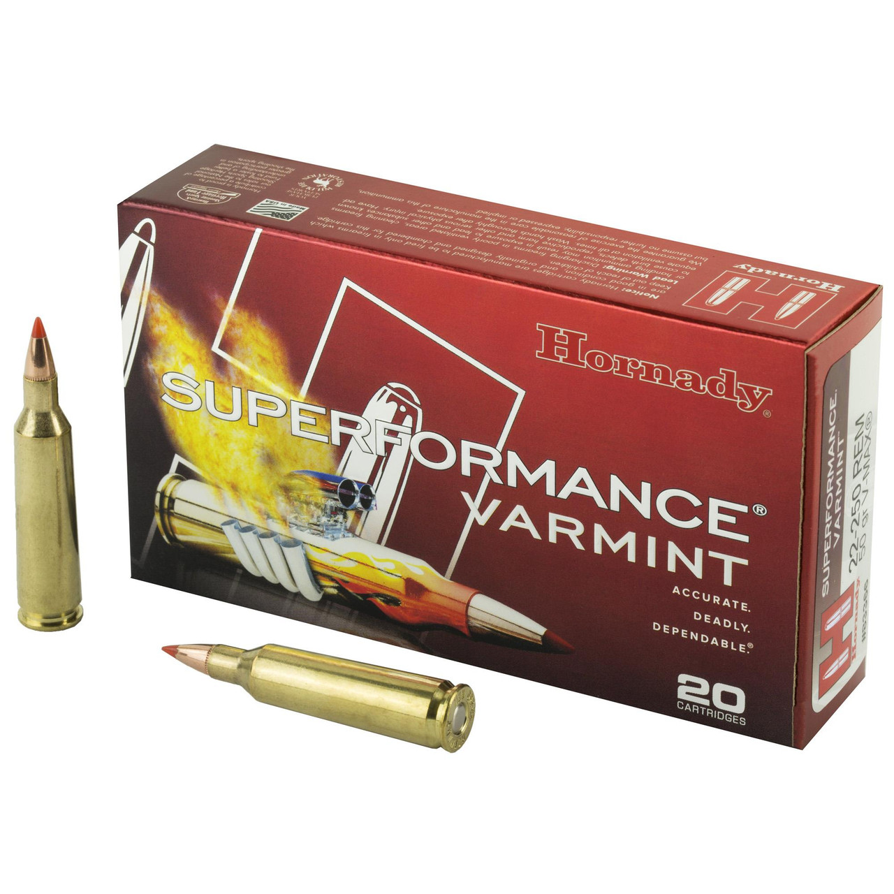 Hornady Superformance Varmint 22-250 Remington 83366