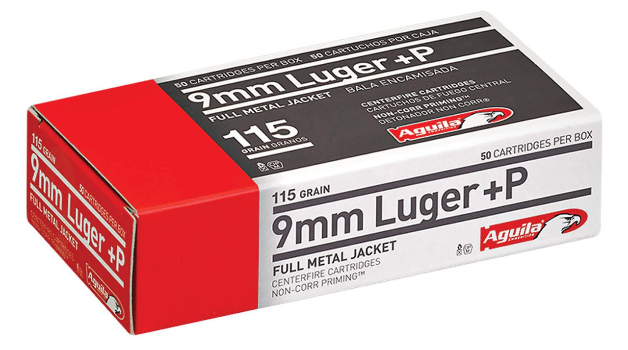 Aguila 9mm Luger +P Ammo
