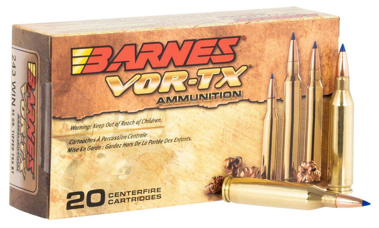 Barnes Bullets VOR-TX TTSX BT .243 Win