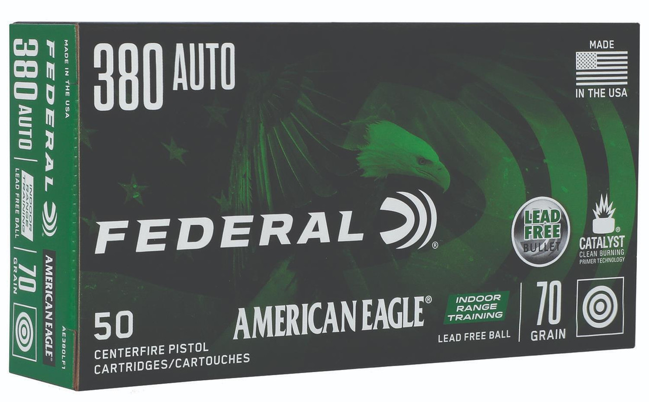 Federal American Eagle 380 ACP Lead Free Ball AE380LF1