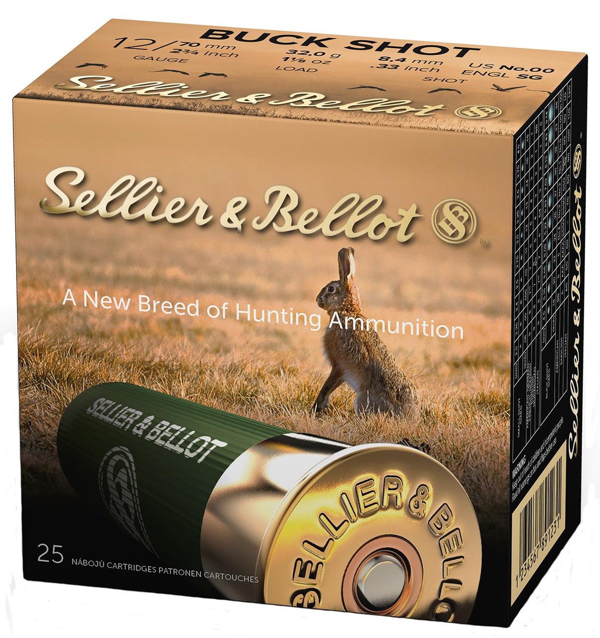 Sellier Bellot Buck Shot #00 SB12BSG