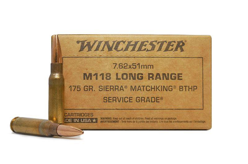 Winchester Service Grade M118 Long Range, .308 Win, 7.62x51mm