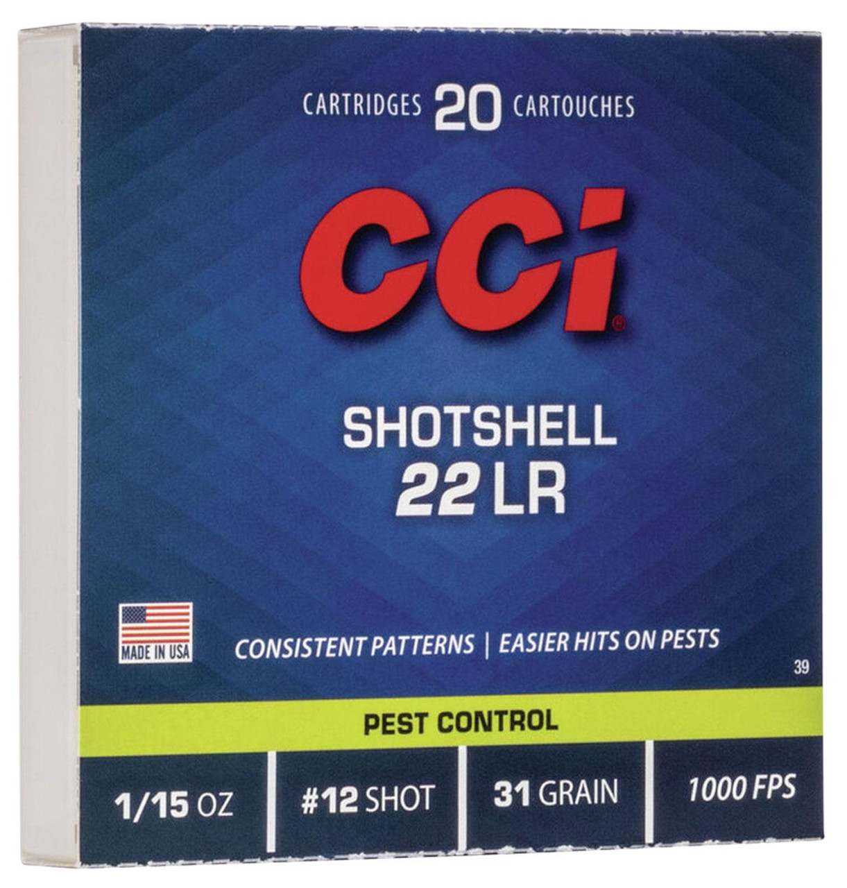 CCI .22 LR Shotshell Pest Control 0039